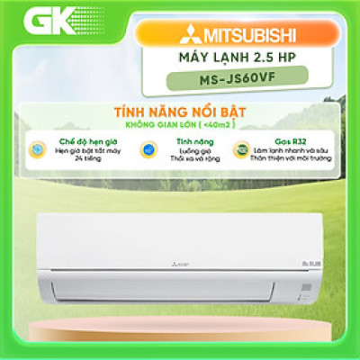 Máy Lạnh Mitsubishi Electric 2.5 HP MS-JS60VF - Chỉ giao HCM
