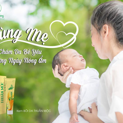 Kem bôi da thuần mộc Thanh Mộc Hương chàm sữa nấm da đầu vảy nến an toàn cho trẻ đến mẹ bầu 16g