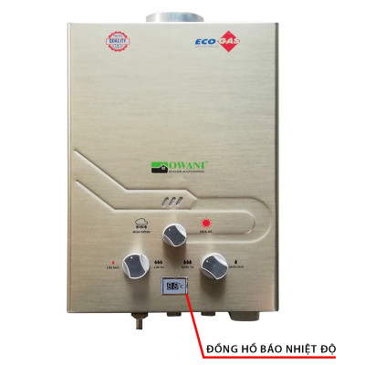 Bình Tắm Dùng Gas OWANI D-328 Ống Đồng 10MM - Hàng Chính Hãng