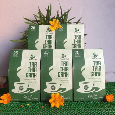 Combo 10 hộp Trà Thìa canh Thái Hưng 25 túi lọc x 5g - Khắc tinh của bệnh tiểu đường