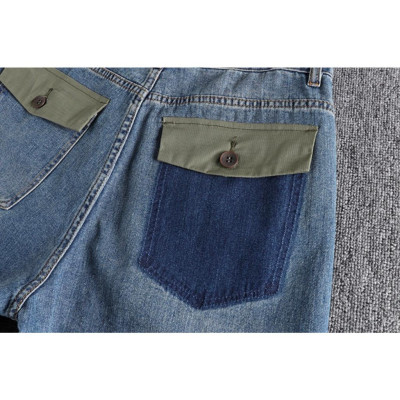 Quần jean bụi rách Retro_chiến thuật_dã ngoại