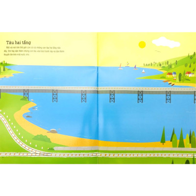 First Sticker Book - Sách Dán Hình Đầu Đời Cho Bé - Tàu Hỏa