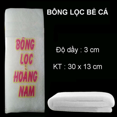 Xốp Lọc 90x30cm & 5 Bông Lọc 60x13cm | Vật Liệu Lọc Nước Hồ Cá Hiệu Quả