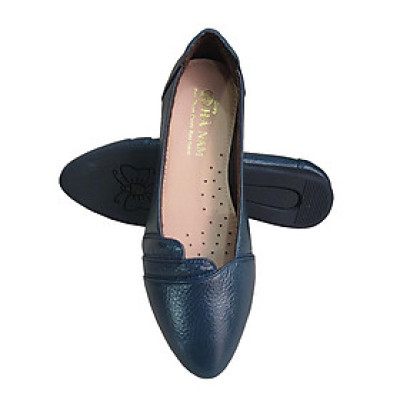 Giày Búp Bê Nữ Đế Bệt Da Bò Thật TiTi ĐÔ Cao Cấp GBBN2072