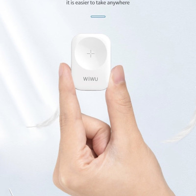 Sạc Không Dây Wiwu Wiwu Wireless Charge M16 Dành Cho Đồng Hồ Thông Minh Sạc Nhanh, Hấp Phụ Từ Tính Mạnh - Hàng Chính Hãng