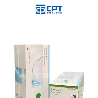 Chỉ phẫu thuật không tiêu CPT Carelon Nylon số 6/0 - M07D13 / M07E13