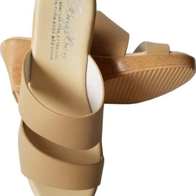 Dép Xuồng Nữ Da Bò BIGGBEN DX17