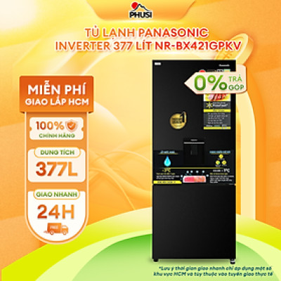 Tủ lạnh Panasonic Inverter 377 Lít NR-BX421GPKV- hàng chính hãng