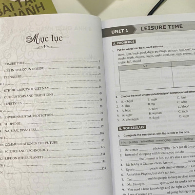 Bài tập thực hành tiếng Anh 8 - Có đáp án (Dùng kèm SGK Global Success) Bản mới 2024