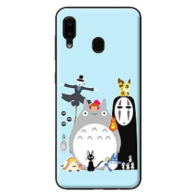 Ốp lưng in cho Samsung Galaxy A20 mẫu Ghibli Nền Xanh - Hàng chính hãng