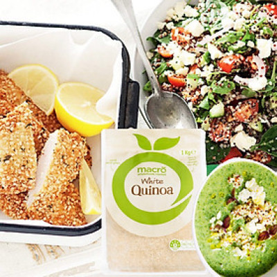 Hạt Quinoa Macro White Quinoa Úc giàu dinh dưỡng giúp giảm cholesterol, kiểm soát đường huyết, tốt cho tim mạch - QuaTangMe Extaste