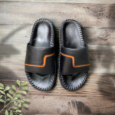 DÉP QUAI NGANG CHẤT LIỆU DA BÒ VATIS VA2044 | KHÂU ĐẾ CHẮC CHẮN