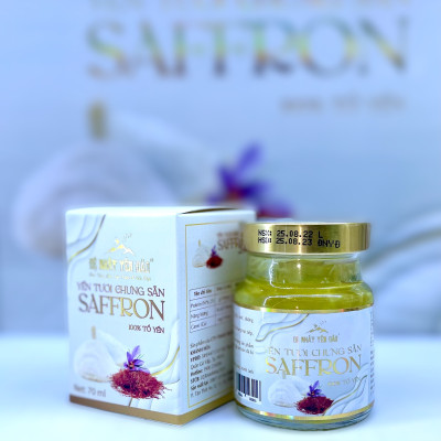 YẾN TƯƠI CHUNG SẲN SAFFRON - 100% TỔ YẾN ĐẢO - ĐẸP DA - CẢI THIỆN TRÍ NHỚ, GIẤC NGỦ - CHỐNG TRẦM CẢM - PHÒNG NGỪA BỆNH TIM MẠCH - GIẢM CÁC TRIỆU CHỨNG KINH NGUYỆT
