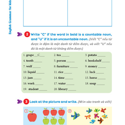 The Langmaster - English Grammar For Kids - Ngữ Pháp Tiếng Anh Tiểu Học - Tập 1 (Có Đáp Án)_MT 