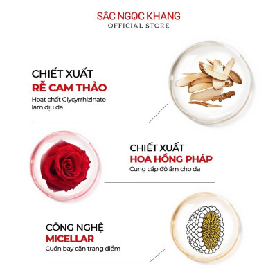 Nước Tẩy Trang Sắc Ngọc Khang 145 ml