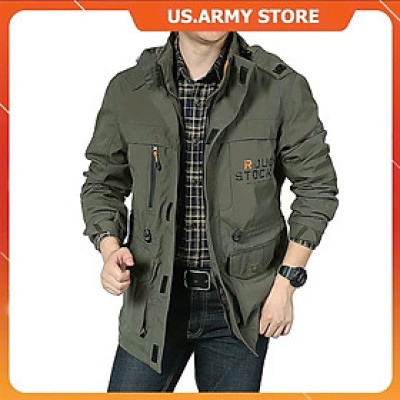 Aó khoác gió nam US ARMY đặc biệt Chống Gió, Chống nắng form chuẩn hàng đẹp.