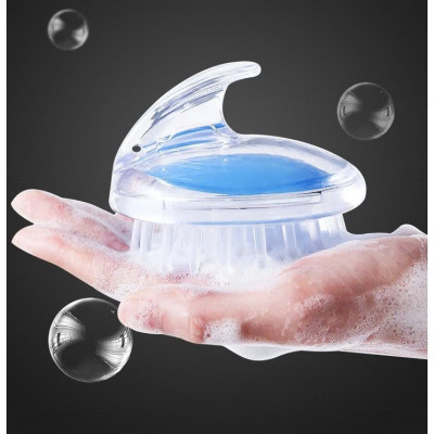 Lược gội và massage da đầu gai silicon thư giãn 2 trong 1 tiện lợi - Dụng cụ massage da đầu tại nhà nhỏ gọn tiện ích