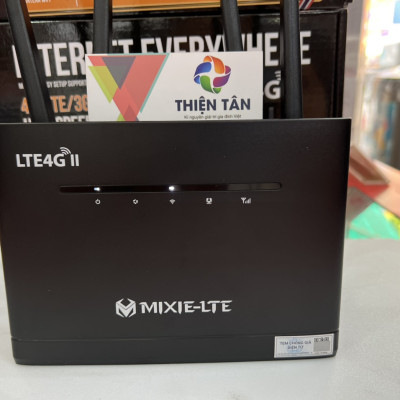 Phát wifi từ sim 4G MIXIE LTE4G hỗ trợ 32 user phát sóng cực xa - nguồn trực tiếp 12V (Đen) HÀNG NHẬP KHẨU