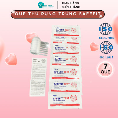 Que thử rụng trứng Safefit (hộp 7 que)