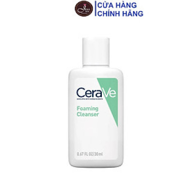 Sữa Rửa Mặt Dịu Nhẹ Cho Da Dầu CeraVe Foaming Cleanser 30ml