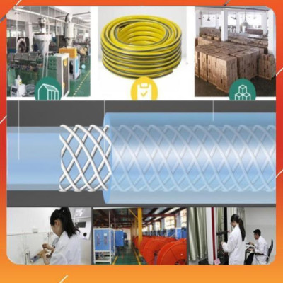 ️Evoucher Bộ dây vòi xịt nước rửa xe, tưới cây , tăng áp 3 lần, loại 7m, 10m 206701-2 đầu đồng, cút, +  túi đựng bút