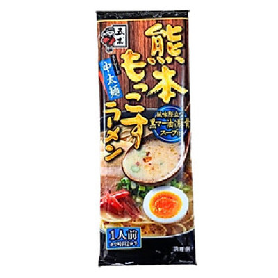 Mì Ramen Kumamoto Mokkos Dry Vị Nước Tương Và Xương Heo Hầm
