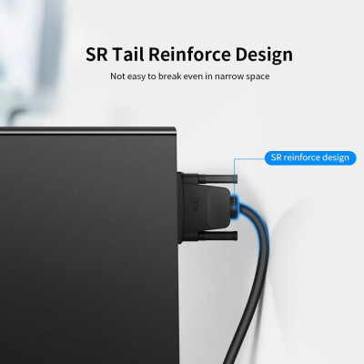 Cáp DVI sang VGA HD 1080P DVI24 + 5 Bộ chuyển đổi Male to Male cho Máy chiếu PC Màn hình TV 8m / 26,25ft