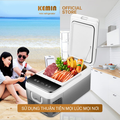 Tủ lạnh ô tô Kemin KM-26L Chính hãng - Làm đá siêu tốc