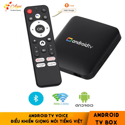 Android tv điều khiển giọng nói tiếng việt hỗ trợ bluetooth Wifi 2 băng tần kép cài sẵn youtube chặn quảng cáo, truyền hình cáp và xem phim HD miễn phí vĩnh viễn - Hàng nhập khẩu