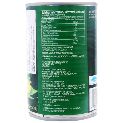 Bắp Đóng Hộp Del Monte 420g
