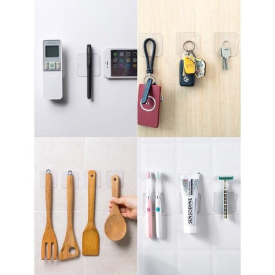 SET 3 Miếng Băng Dính 3M Vuông, Siêu Dính 2 Mặt Trong Suốt, Tiện Dụng- Đa Năng, Loại Vuông 6x6cm, An Toàn Tiện Ích- TakyHome 6000set3