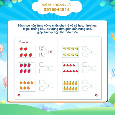 Sách - Toán Tư Duy Cho Trẻ Từ 3-4 Tuổi