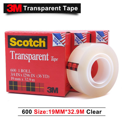 Băng keo trong suốt chuyên dụng thử mực, thử sơn 3M Scotch 600 SB-600-34 - kích thước 3/4 in, ko để lại vết keo, hàng nhập Mỹ