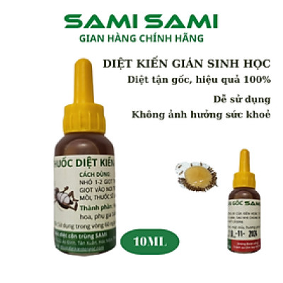 Chế phẩm diệt kiến sinh học, thuốc diệt kiến tận gốc SAMI SAMI hiệu quả 100%, an toàn cho sức khoẻ
