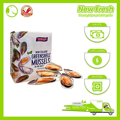 Vẹm Xanh Newzealand Talley - Hộp 1Kg (20-30 con)