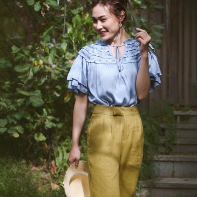 Quần Baggy Linen Thanh Tài PAN071 thời trang thiết kế Hity