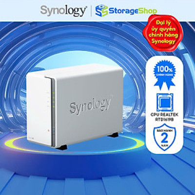 Thiết Bị Lưu Trữ Synology DiskStation DS223j 2-bay, Memory 1 GB DDR4, Bảo hành 2 năm - Hàng Chính Hãng