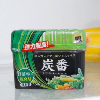 Hộp khử mùi tủ lạnh ngăn rau củ chính hãng Kokubo 150g hàng Made in Japan 
