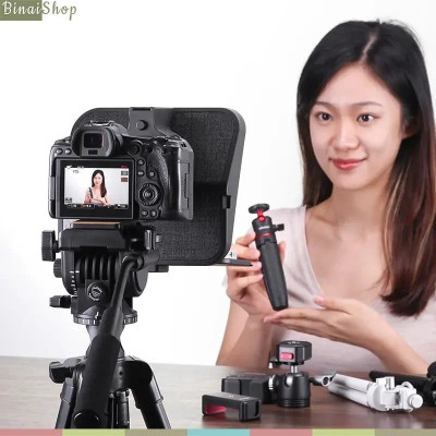 Ulanzi Teleprompter RT02 - Máy Nhắc Chữ Đa Năng Dành Cho Điện Thoại Thông Minh, DSLR Và Máy Ảnh Có Điều Khiển Từ Xa - Hàng chính hãng