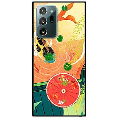 Ốp lưng dành cho Samsung Galaxy Note 20 Ultra mẫu Cá Chép Và Ô Đỏ