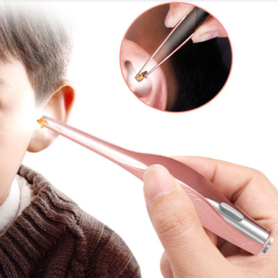 (TẶNG  PIN) BỘ DỤNG CỤ LẤY RÁY TAI HỘP NHÔM CÓ ĐÈN LED CHUYÊN NGHIỆP AN TOÀN DÙNG ĐƯỢC CHO TRẺ EM KÈM HỘP  - Bộ dụng cụ lấy ráy tai  món có đèn thế hệ mới gồm cây móc tai và nhíp gắp ráy tai  cao cấp kèm theo pin đầy đủ -