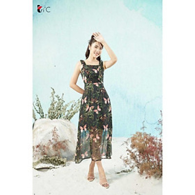 Đầm maxi bèo tay Tri