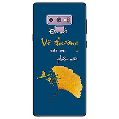 Ốp lưng in cho Samsung Note 9 Mẫu Chiếc Lá Vô Thường