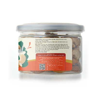 Mix 4 Hạt Dinh Dưỡng Nhập Khẩu(Nhân Óc Chó Mỹ + Hạnh Nhân Mỹ + Macca Úc + Hạt Điều A+ ) - Hũ Nắp Nhôm 120g - Hạt Dinh Dưỡng Cao Cấp FAMINUTS