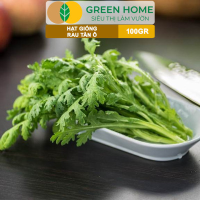 Hạt Giống Rau Tần Ô GreenHome, GÓI 100GR, Cải Cúc Dễ Trồng, Thu Hoạch Nhanh, Năng Suất Cao R34