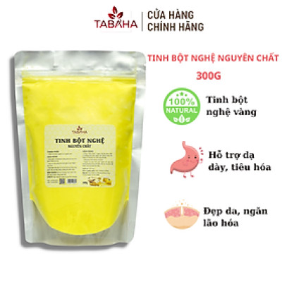 Tinh bột nghệ vàng nguyên chất TABAHA 300g