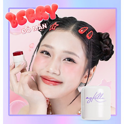 Má hồng thạch myKella - JUICY POP LIP & CHEEK TINT 2in1 chất thạch mềm mịn, không bết dính