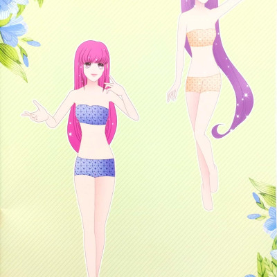 Dán Hình Trang Phục Công Chúa 1 - Công Chúa Tinh Nghịch