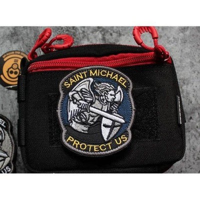 Patch_velcro tổng lãnh thiên thần ST.Micheal dán quần áo_ba lô
