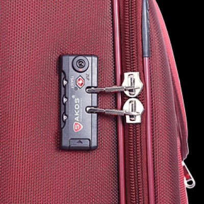 Vali Kéo Vải Du Lịch SAKOS CHAMPION 7 - Size (28inch)/ Ký Gửi (Đại) - Khóa TSA - Chống Thấm, Trượt Nước